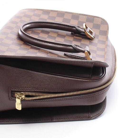 LOUIS VUITTON Authentic Brown Damier Leather Bag - Picture 7 of 7
